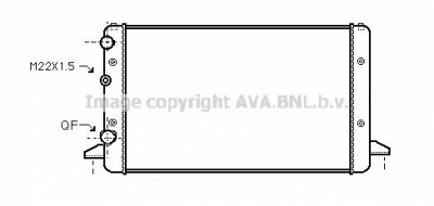 AVA QUALITY COOLING vw2121 -  Радиатор, охлаждение двигателя